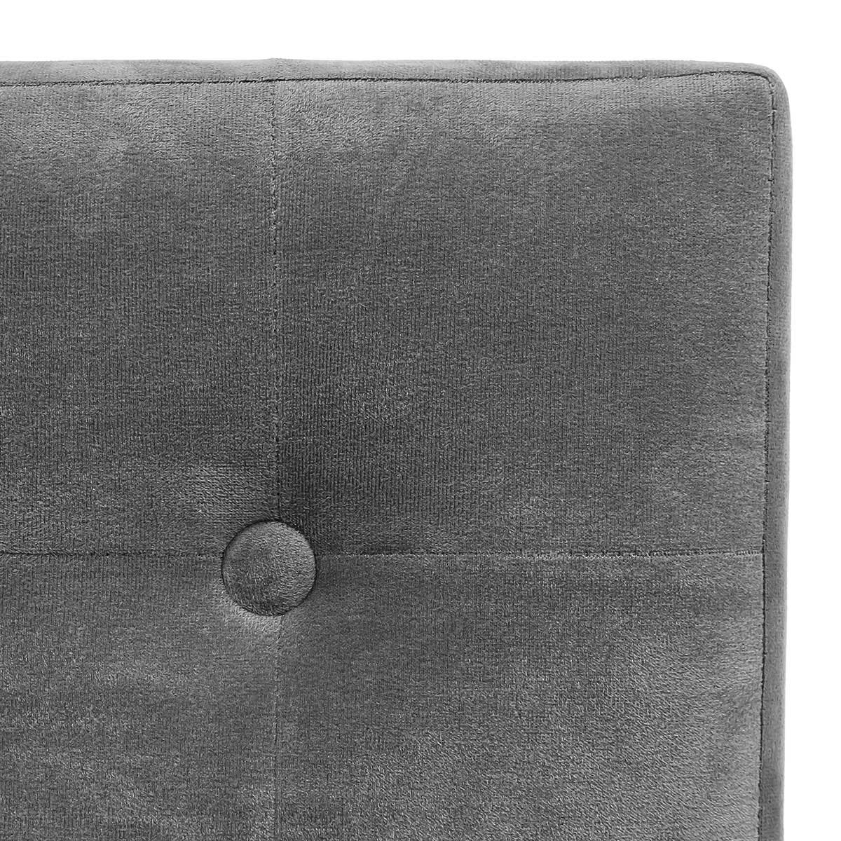 Σκαμπό με Αποθηκευτικό Χώρο (38X38X38) A-S Lysandre Grey Velvet 121470E Έπιπλα Spitishop