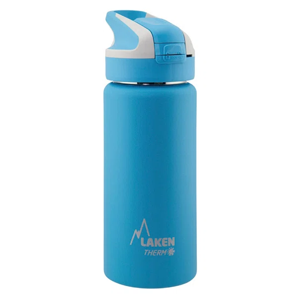 Παγούρι - Θερμός 500ml Με Καλαμάκι Laken Σιέλ