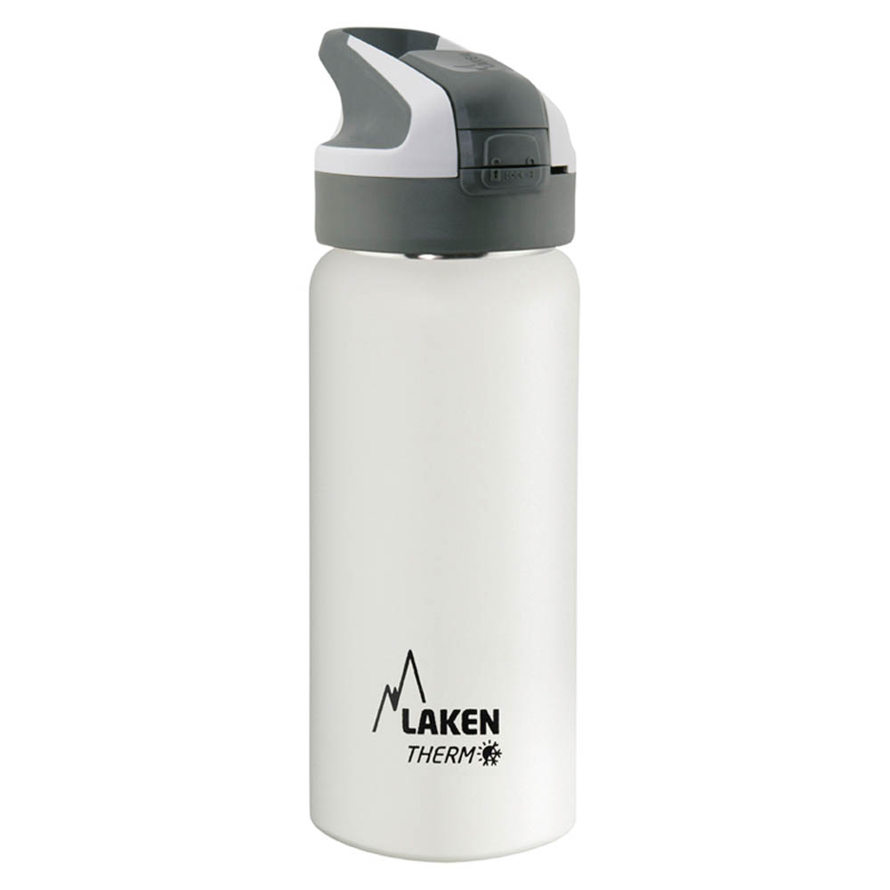 Παγούρι - Θερμός 500ml Με Καλαμάκι Laken Λευκό