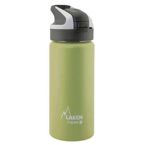 Παγούρι - Θερμός 500ml Με Καλαμάκι Laken Χακί