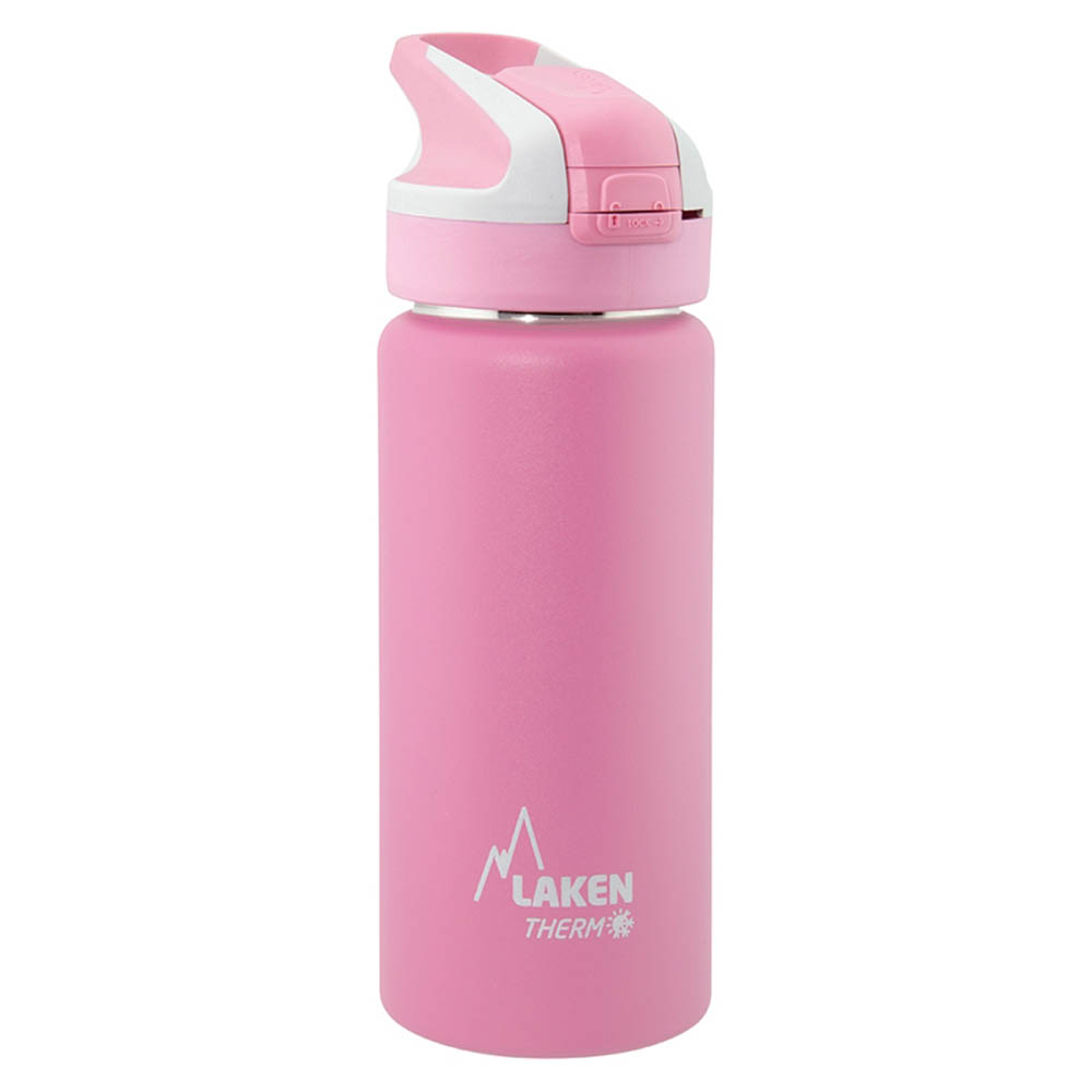 Παγούρι - Θερμός 500ml Με Καλαμάκι Laken Ροζ