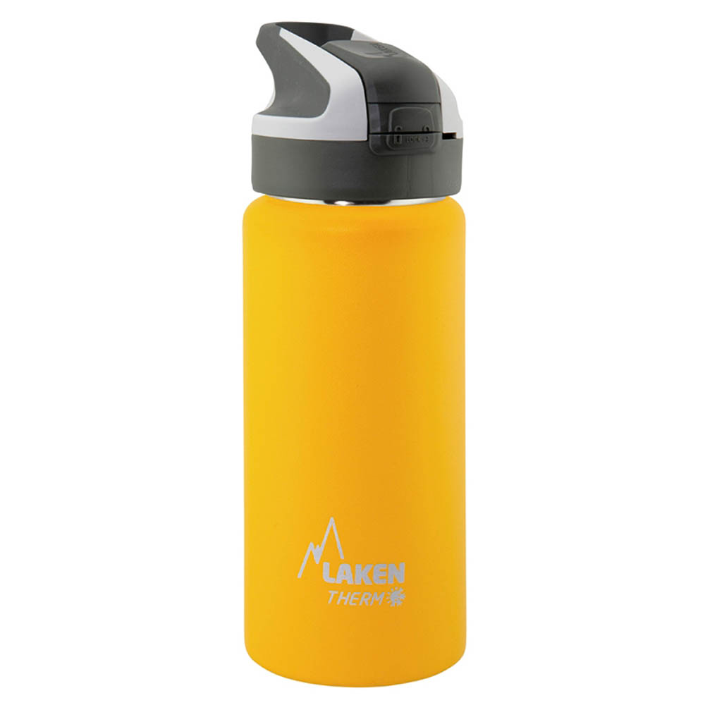 Παγούρι - Θερμός Με Καλαμάκι 500ml Laken Κίτρινο