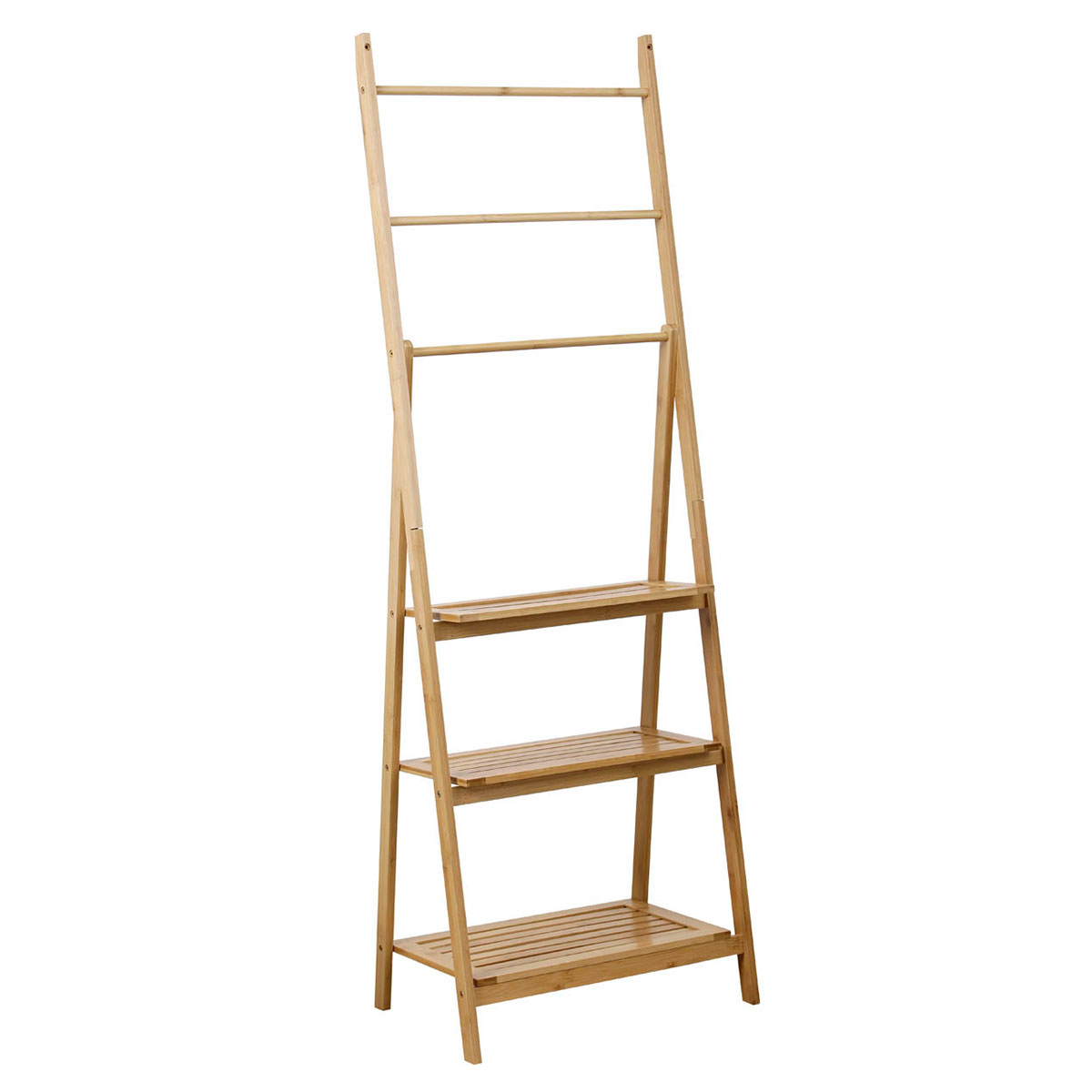 Ραφιέρα Δαπέδου (53X30 5X152 5) T-D Bamboo 98196195 Οργάνωση & Αποθήκευση Μπάνιου Ραφιέρες Εταζέρες Spitishop