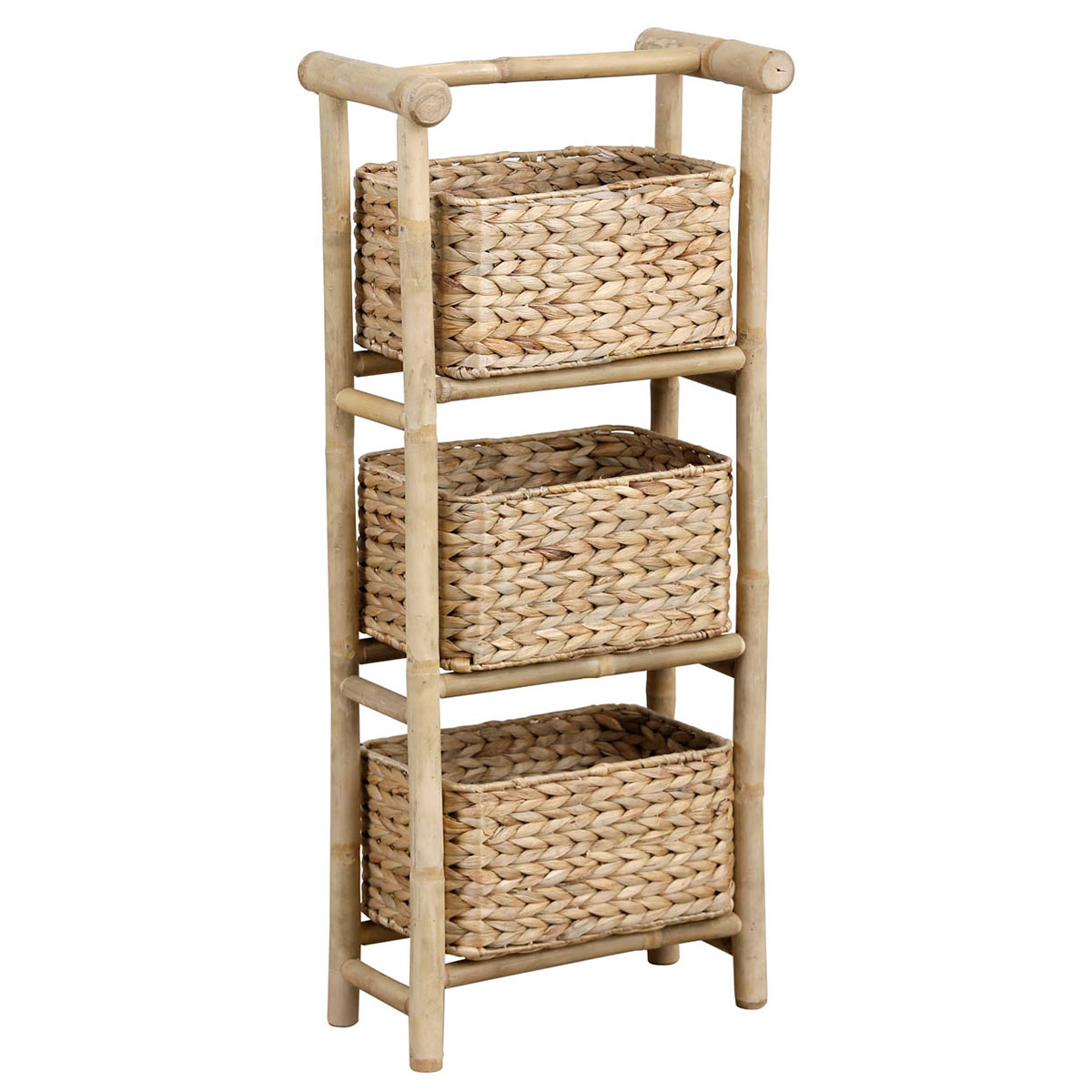 Ραφιέρα Δαπέδου 3 Θέσεων (39X23X91) T-D Bamboo 98202195 Οργάνωση & Αποθήκευση Μπάνιου Ραφιέρες Εταζέρες Spitishop