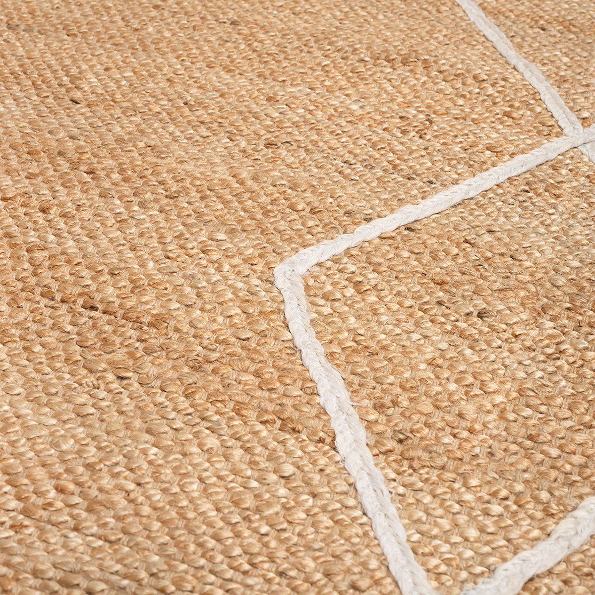 Χαλί Καλοκαιρινό (140X200) Βιοκαρπέτ Jute Rug Brd 752 Natural Χαλιά Σαλονιού Spitishop