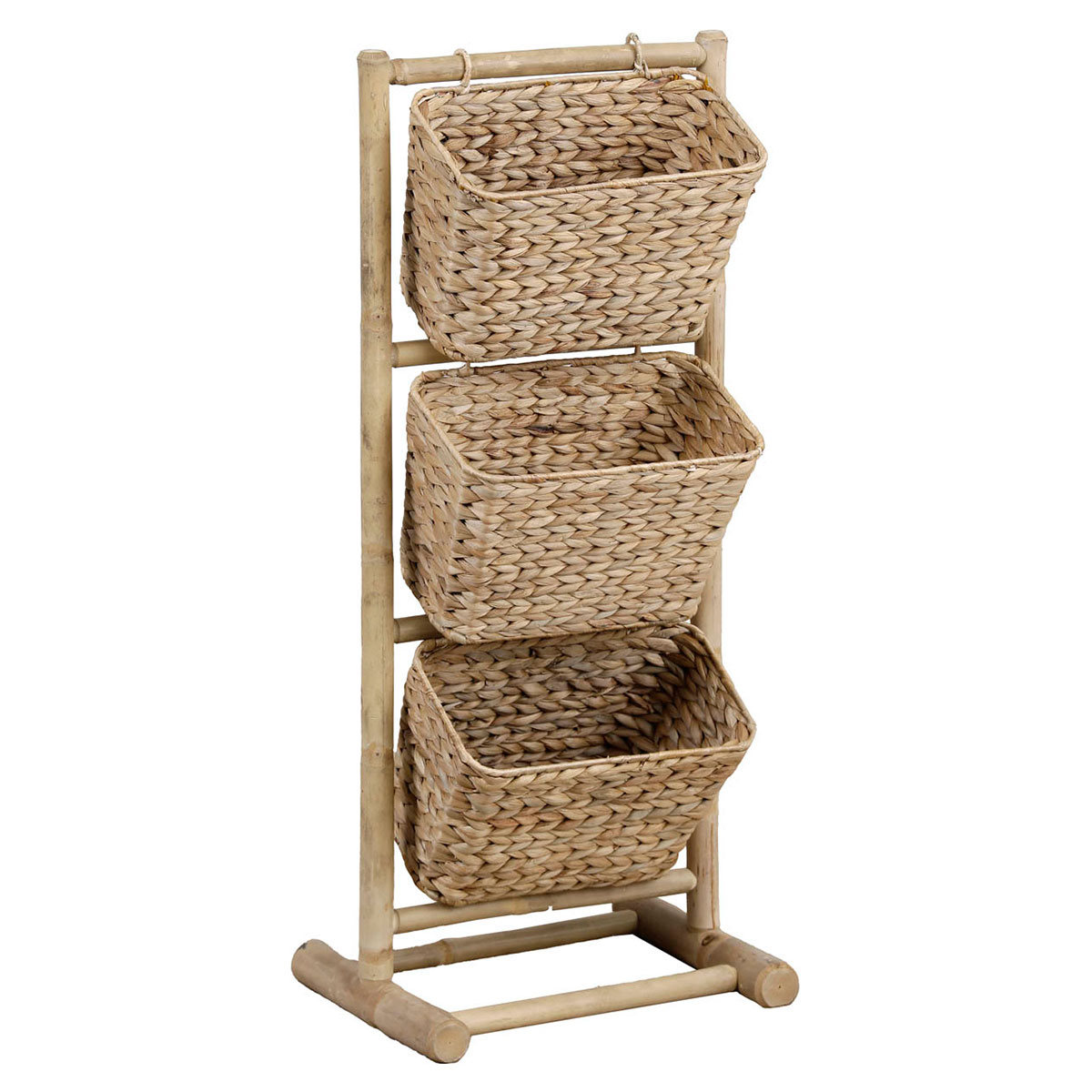 Ραφιέρα Δαπέδου 3 Θέσεων (40 5X30X92 5) T-D Bamboo 98203195 Οργάνωση & Αποθήκευση Μπάνιου Ραφιέρες Εταζέρες Spitishop