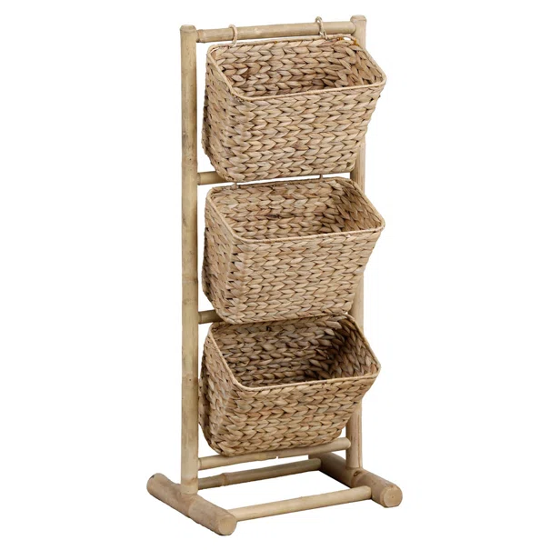 Ραφιέρα Δαπέδου 3 Θέσεων (40.5x30x92.5) T-D Bamboo 98203195