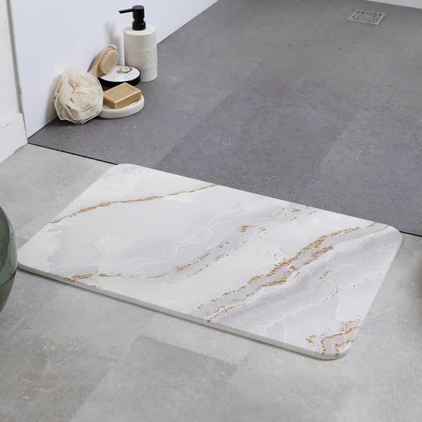 Πατάκι Μπάνιου Διατομίτη (39x60) T-D Marble 7800602