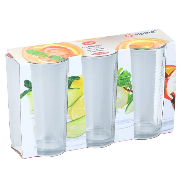 Ποτήρια Νερού 270ml (Σετ 3τμχ) Alpina 871125219170