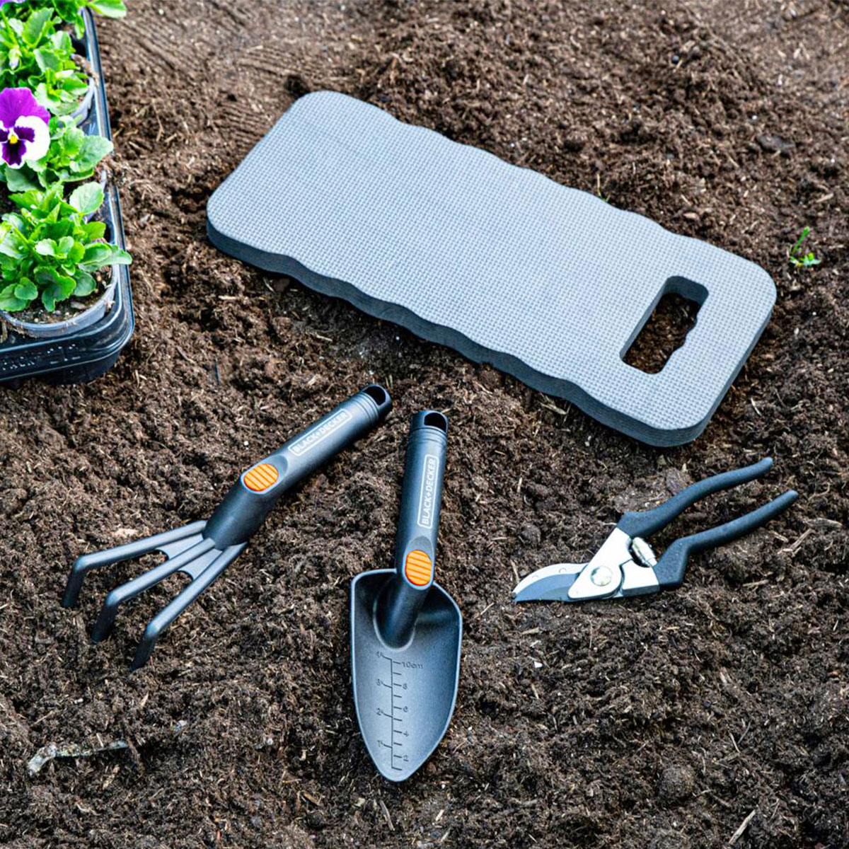 Εργαλεία Κήπου (Σετ 4τμχ) Black+Decker 871125223426