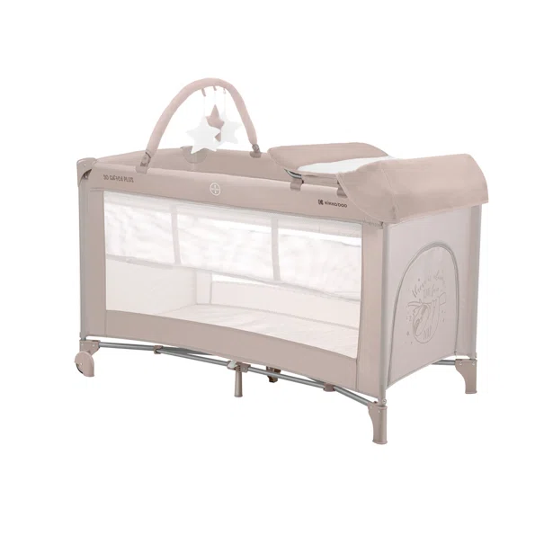 Παρκοκρέβατο 2 Θέσεων (0+ Μηνών/Έως 15kg) Kikka Boo So Gifted Plus Beige