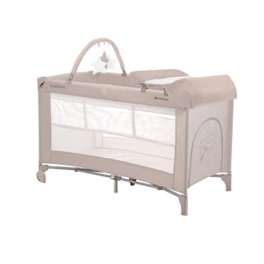 Παρκοκρέβατο 2 Θέσεων (0+ Μηνών/Έως 15kg) Kikka Boo So Gifted Plus Beige