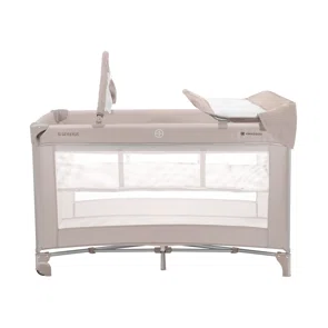 Παρκοκρέβατο 2 Θέσεων (0+ Μηνών/Έως 15kg) Kikka Boo So Gifted Plus Beige