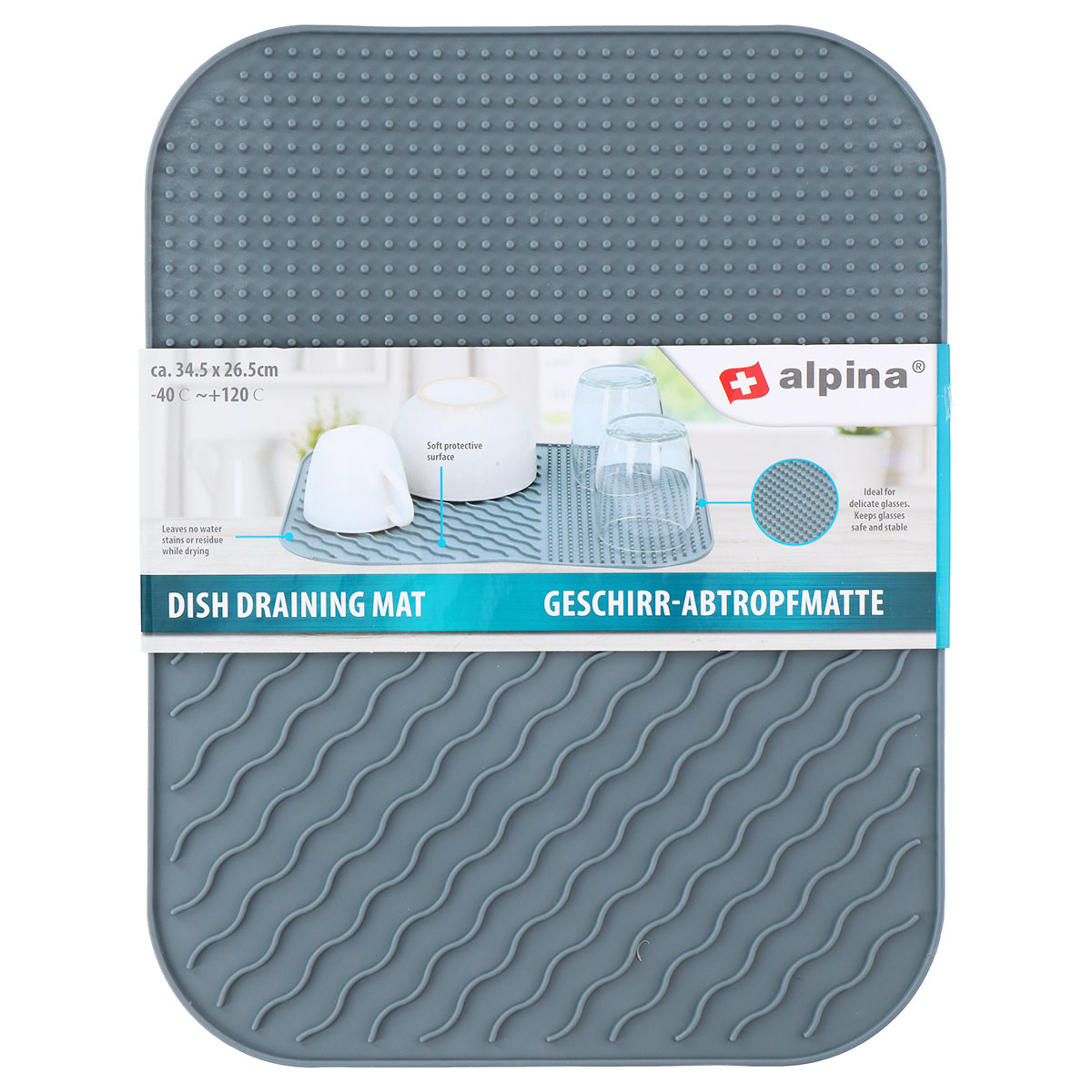 Επιφάνεια Στεγνώματος Πιάτων (34.5x26.5) Alpina 871125217644