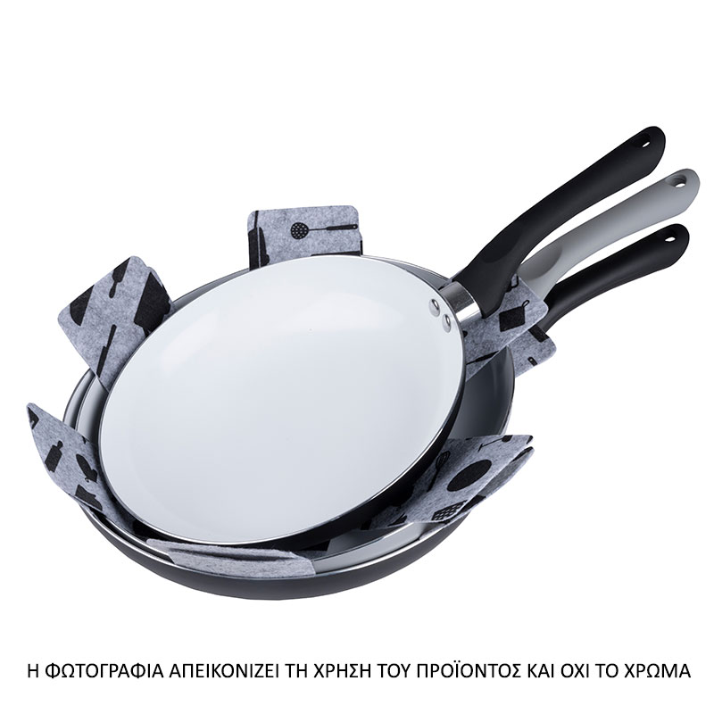 Προστατευτικά Τηγανιού (Σετ 3τμχ) Alpina 871125253049 L.Grey