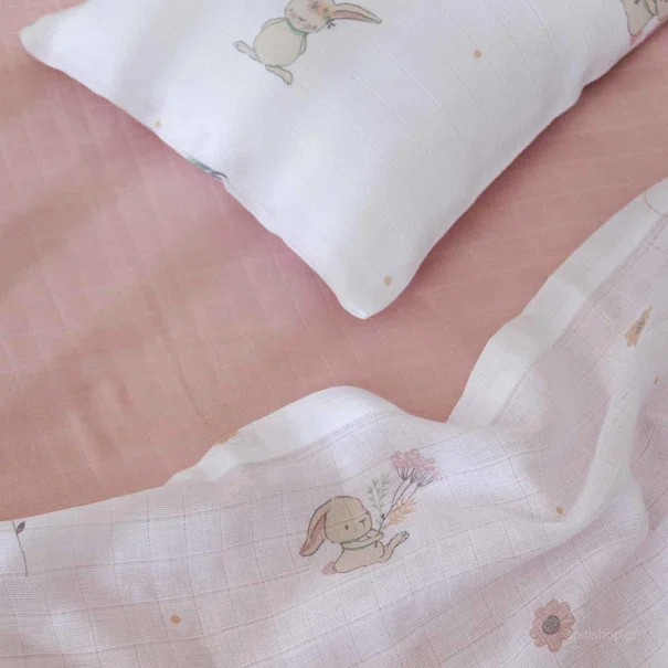 Σεντόνια Κούνιας (Σετ) Nima Baby Bunny Love