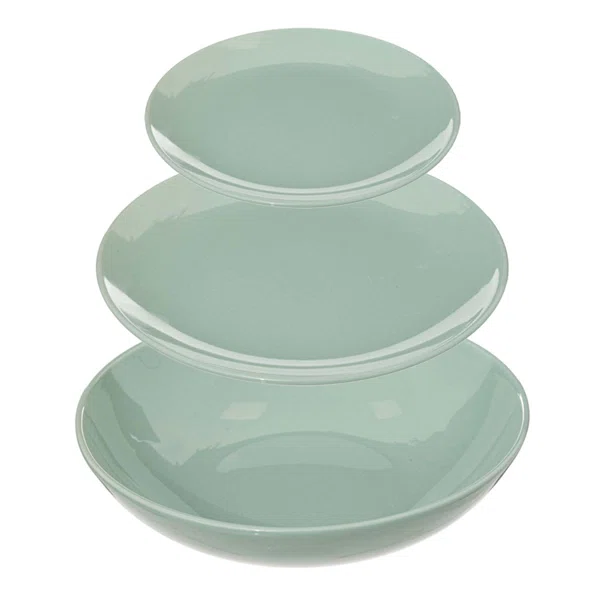 Σετ Πιάτα 18τμχ S-D Colorama Mint 154520L