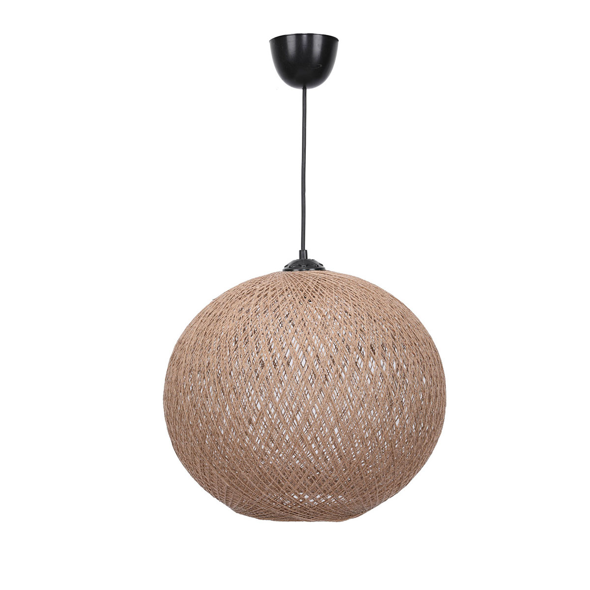 Φωτιστικό Οροφής Μονόφωτο A-G 390Flh1544 Cream Φωτιστικά Κρεμαστά Spitishop