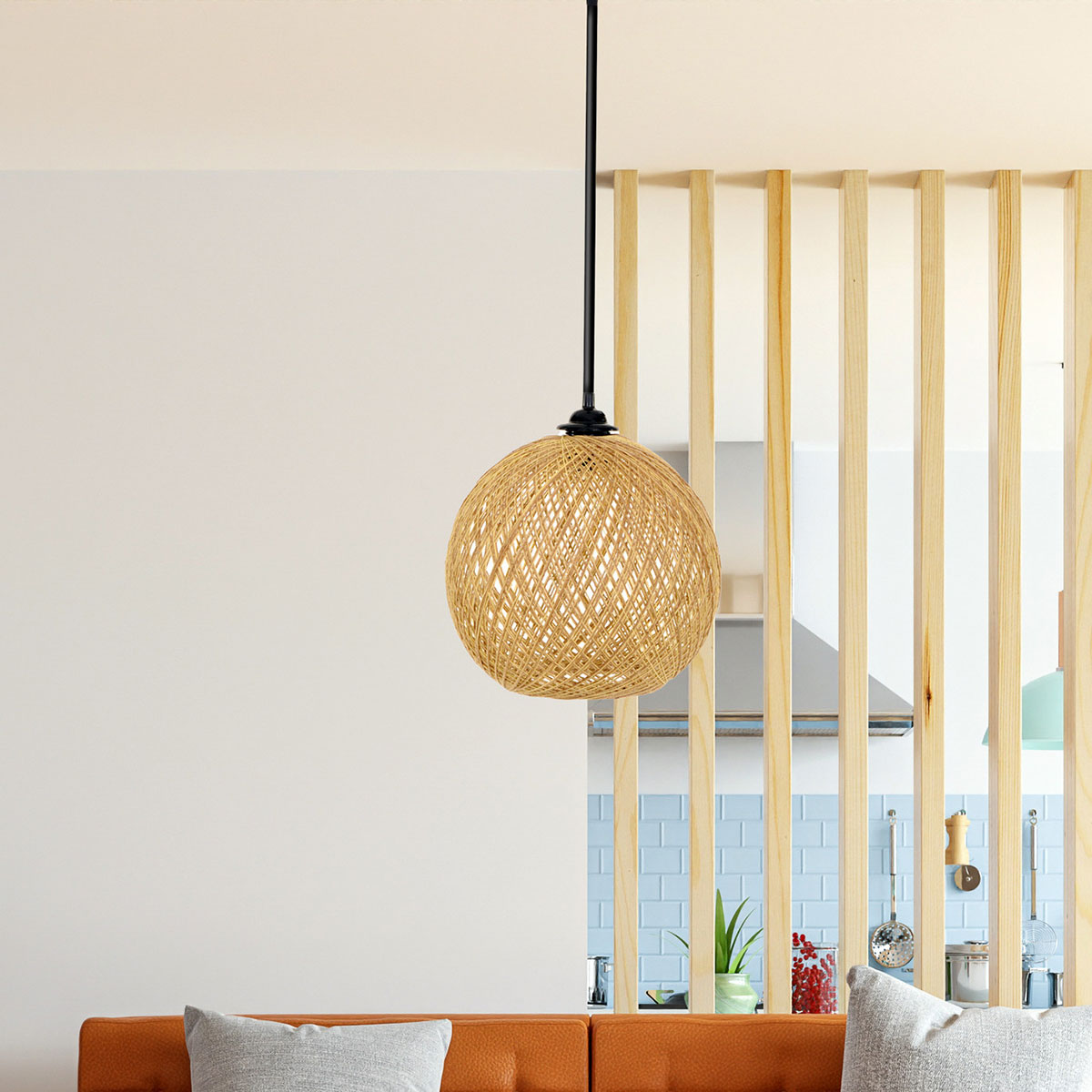 Φωτιστικό Οροφής Μονόφωτο A-G 390FLH1573 Yellow/Brown