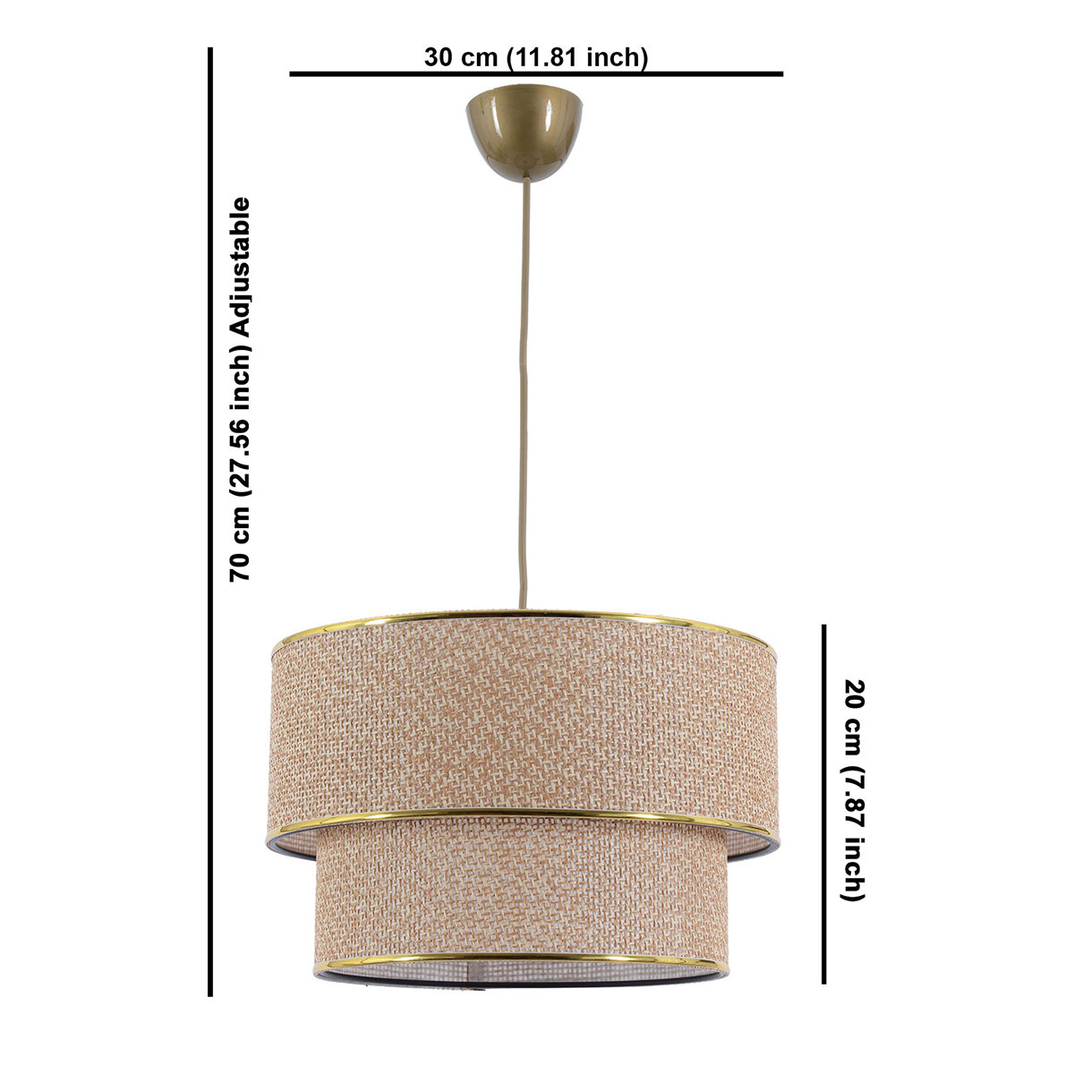 Φωτιστικό Οροφής Μονόφωτο A-G Coral 390Flh2263 Ecru Brown Φωτιστικά Κρεμαστά Spitishop