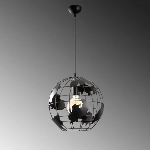 Φωτιστικό Οροφής Μονόφωτο A-G Fellini 892OPV1794 Black
