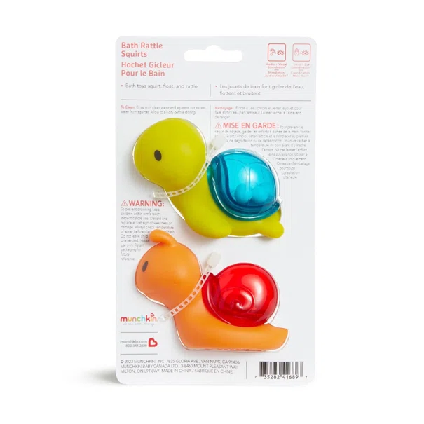 Παιχνίδια Μπάνιου (Σετ 2τμχ) Munchkin Rattle Squirts