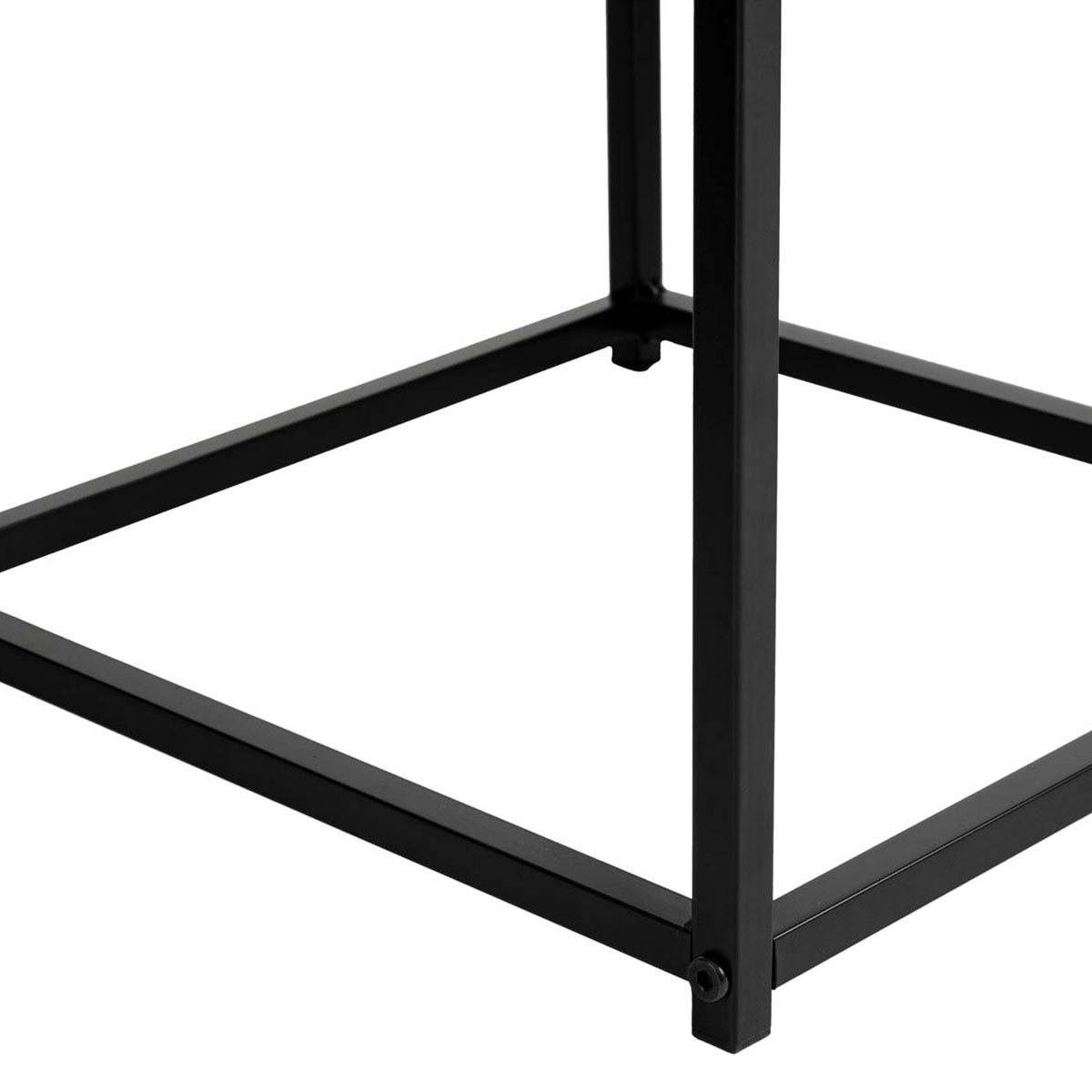 Βοηθητικά Τραπεζάκια (Σετ 2Τμχ) A-S Jones Black 205801 Έπιπλα Σαλονιού Μεταλλικά Spitishop
