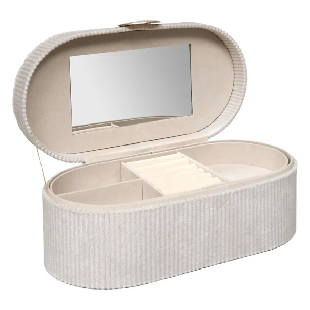 Μπιζουτιέρα (25.5x13x10) A-S Enya Beige 192949A