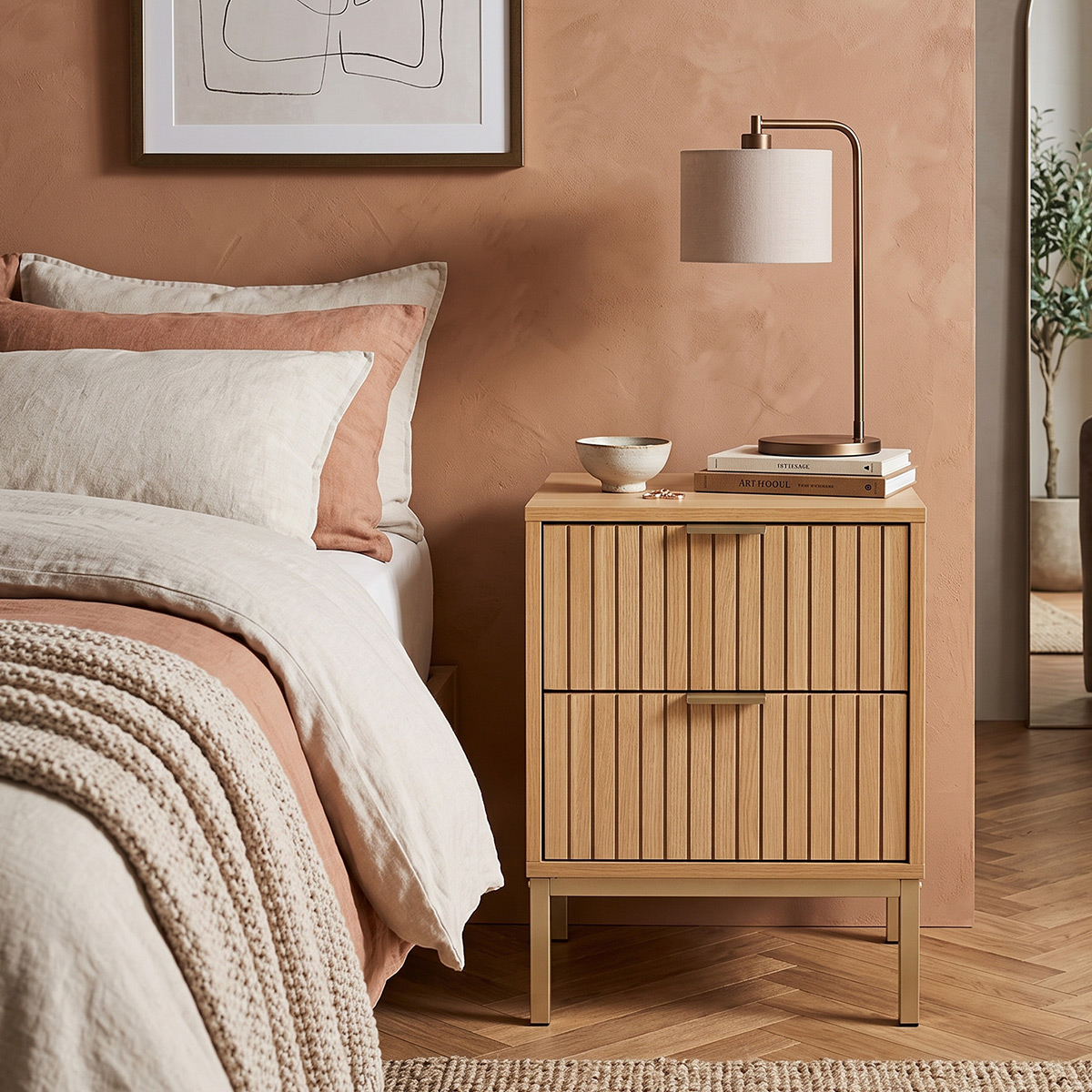 Κομοδίνο — 40 × 40 × 52,5 cm — Ξύλο · Spitishop · Κωδικός spitishop-v2-74260