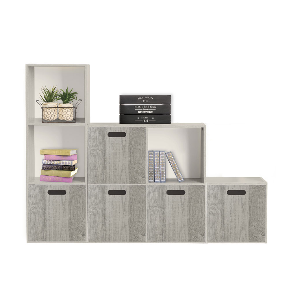 Κουτί Αποθήκευσης (31X31X31) F-V Wooden Grey 160403A Διακόσμηση Κουτιά & Καλάθια Spitishop