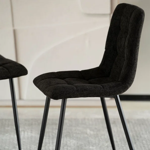Καρέκλα Τραπεζαρίας (55x45x88) Spitishop Stol Black