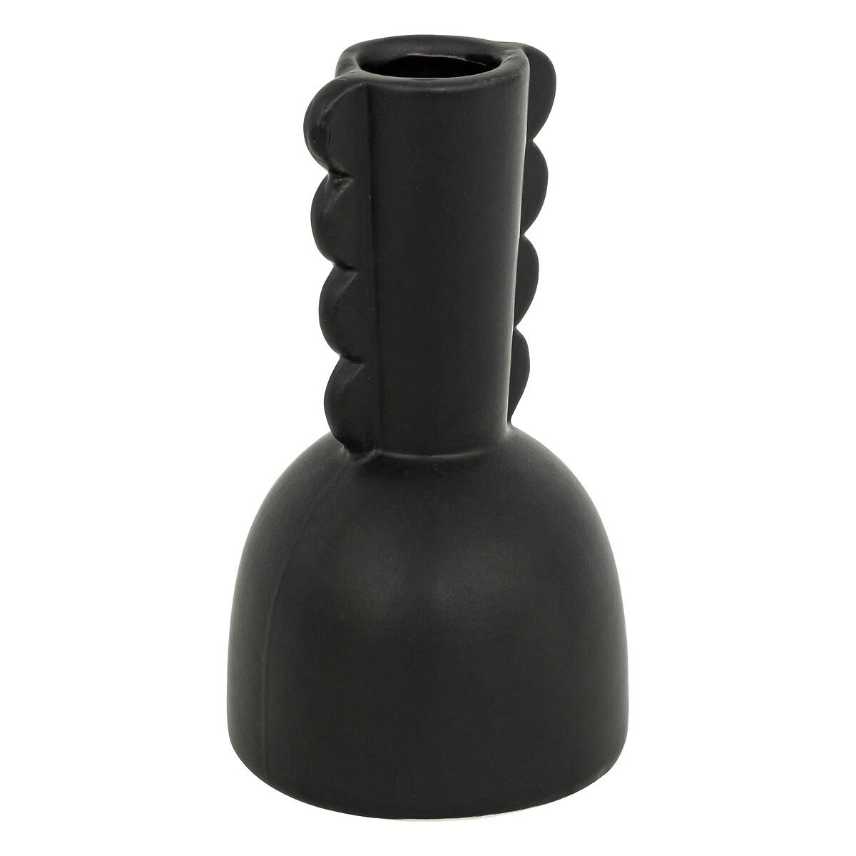 Διακοσμητικό Βάζο (Φ8.5x15.2) A-S Wavy Bliss 204249 Black