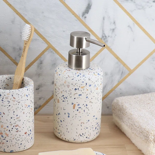 Dispenser Μπάνιου 220ml (Φ7.5x17) T-D Terrazzo 62166672