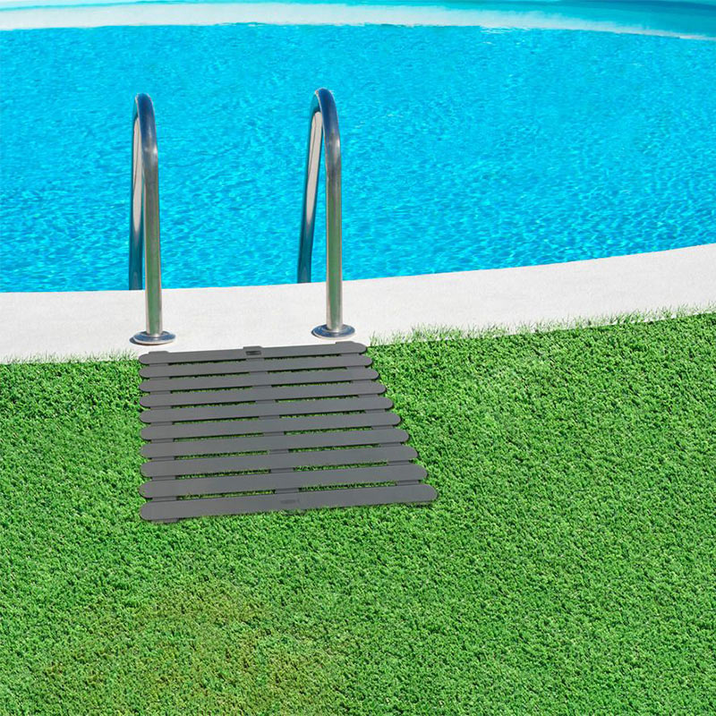 Πλατφόρμα Μπάνιου Duckboard (55X55) Wenko Grey 22947100 Μπάνιο Πατάκια με Αντιολισθητικό Spitishop