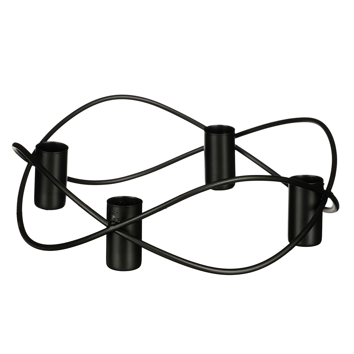 Κηροπήγιο 4 Θέσεων (23x6.5) Edelman Mica Black 1159001