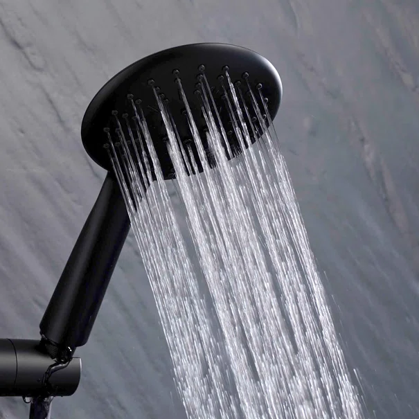 Τηλέφωνο Μπάνιου Με 3 Ροές L-C Hydro Black 1802056