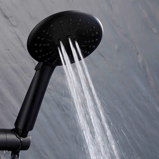 Τηλέφωνο Μπάνιου Με 3 Ροές L-C Hydro Black 1802056