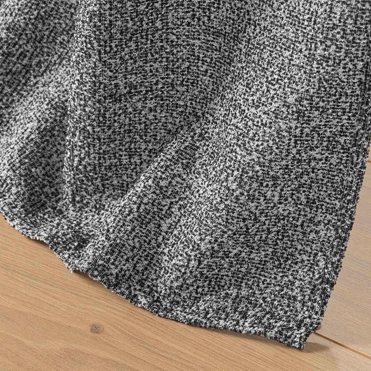 Κουρτίνα (140X280) με Τρουκς L-C Louaine Black 1627659 Κουρτίνες Σαλονιού Μοντέρνες Spitishop