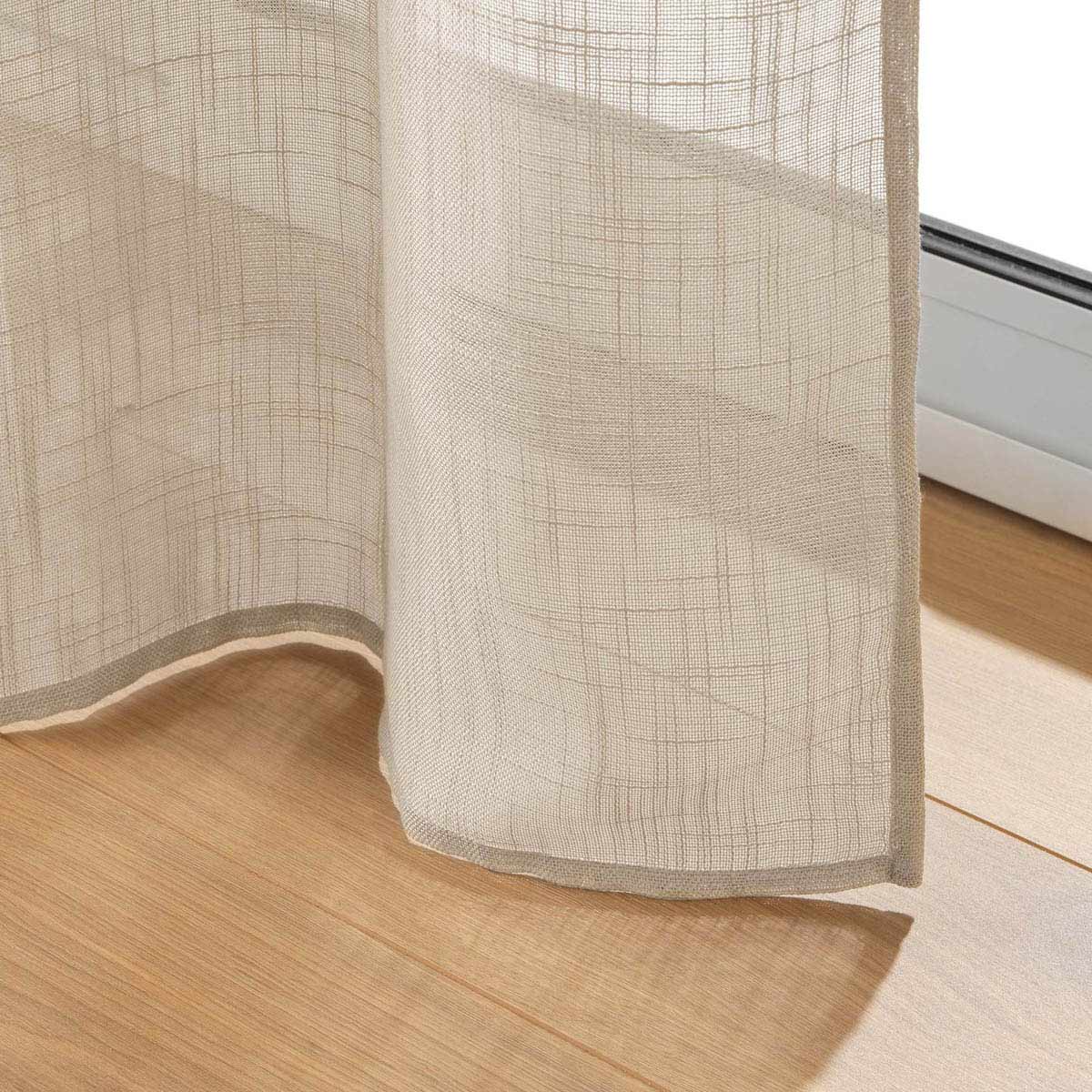 Κουρτίνα (140X280) με Τρουκς L-C Haltona Hazelnut 1625659 Φοιτητικό Σπίτι Κουρτίνες Spitishop