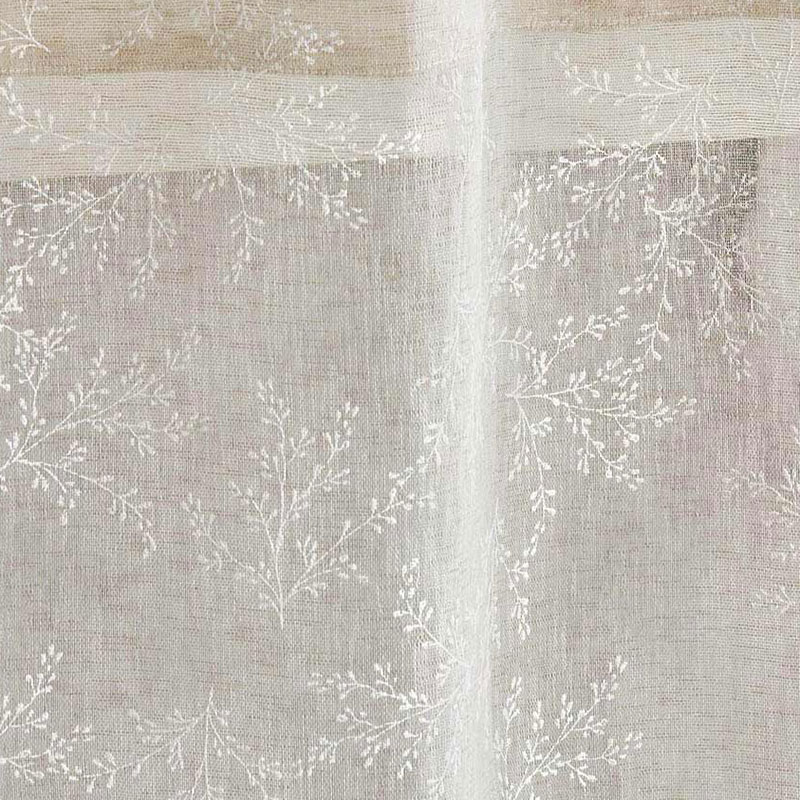 Σετ Κουρτίνες (70X240) με Τούνελ L-C Karla Taupe 1627668 Κρεβατοκάμαρας Ρομαντικές Spitishop