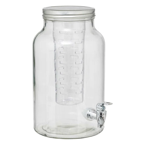 Βάζο Γυάλινο Με Βρυσάκι & Φίλτρο 5lt S-D Fuzy Drink 203418