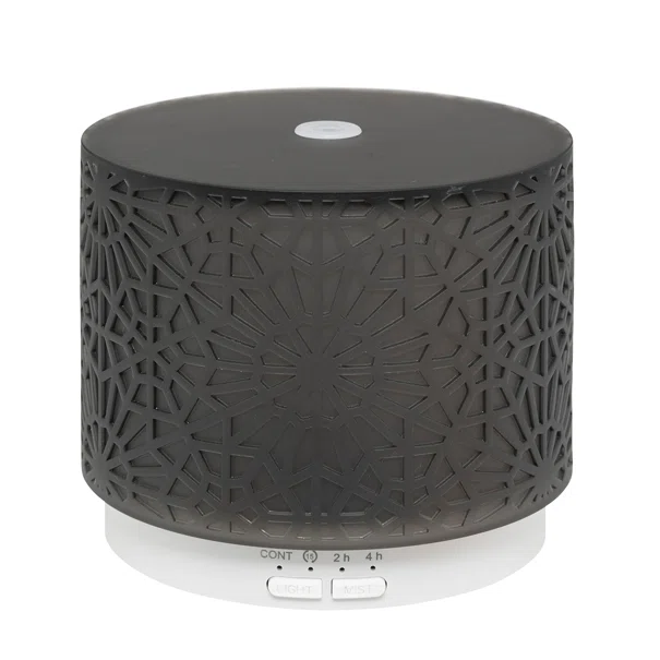 Συσκευή Αρωματοθεραπείας Με Φωτισμό 100ml A-S Elsy Black 207014B
