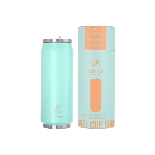 Ποτήρι Θερμός 500ml Estia Save The Aegean Bermuda Green 01-9786