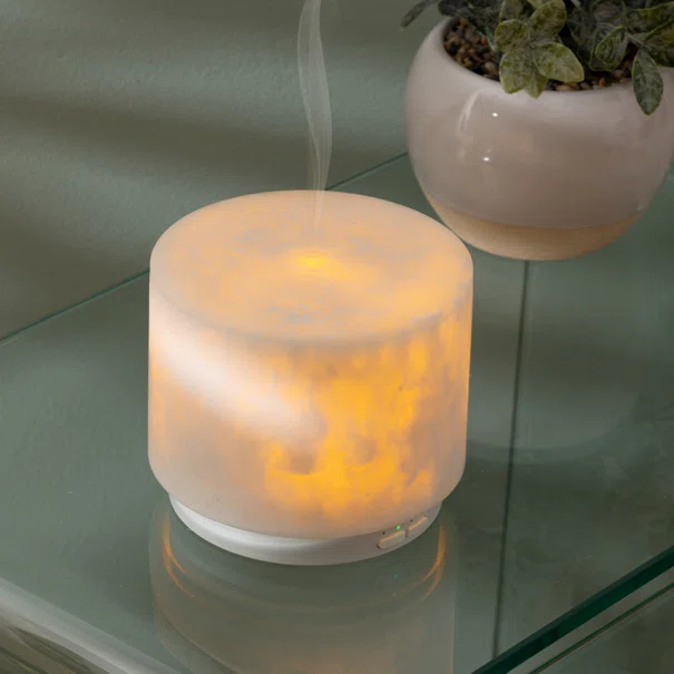 Συσκευή Αρωματοθεραπείας Με Φωτισμό 100ml A-S Elsy Marble 207014A