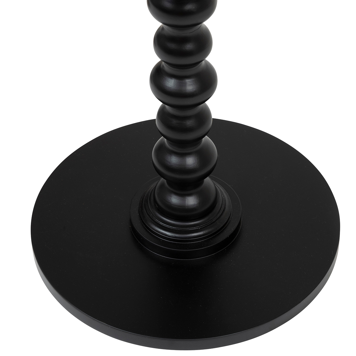Βοηθητικό Τραπεζάκι (Φ38X50) A-S Alix Black 206005B Έπιπλα Σαλονιού Τραπεζάκια Στρογγυλά Spitishop