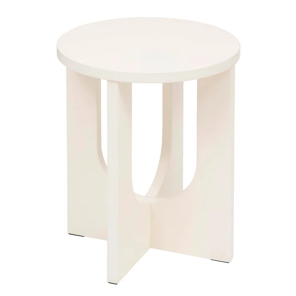 Βοηθητικό Τραπεζάκι (Φ40x50.5) A-S Bloom Ivory 206046A