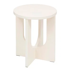 Βοηθητικό Τραπεζάκι (Φ40x50.5) A-S Bloom Ivory 206046A