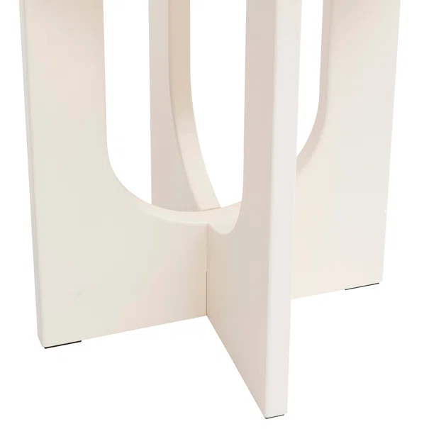 Βοηθητικό Τραπεζάκι (Φ40x50.5) A-S Bloom Ivory 206046A