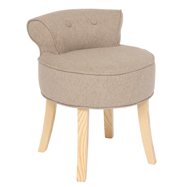 Σκαμπό Με Πλάτη (46x49x58) A-S Firmin Beige 121362T