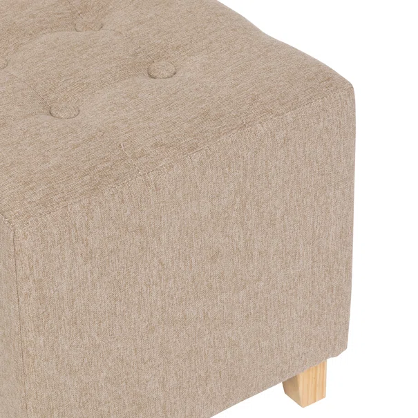 Σκαμπό (35x35x35) A-S Leandre Beige 121360T